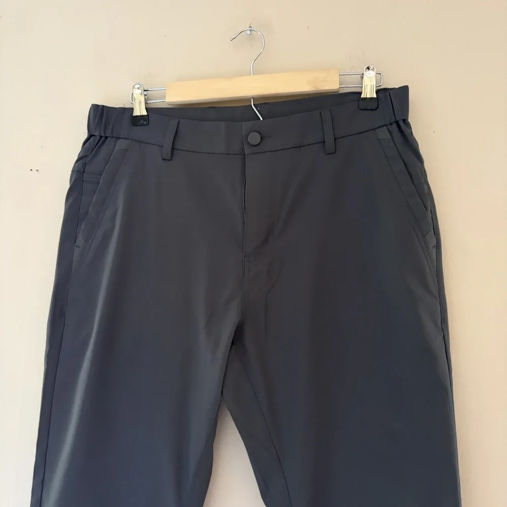 Jack Archer Mens Jetsetter Tech Pants Size 33x30 Gray Performance Golf Preppy